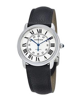 Cartier Ronde Solo Automatic Silver Opaline Dial Ladies Watch