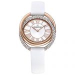 Swarovski Duo White Band Watch