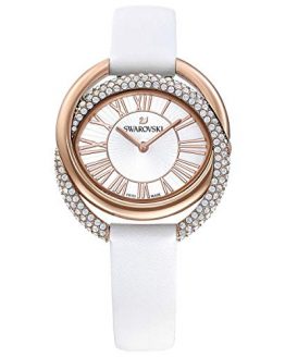 Swarovski Duo White Band Watch