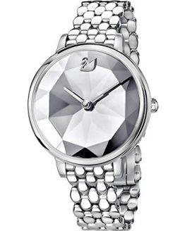 Swarovski Crystal Lake Watch, Metal Bracelet, White