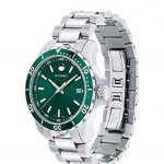 Movado Series 800, Stainless Steel Case, Green Dial, Stainless Steel Bracelet