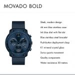 Elegance with Movado Men's BOLD Thin Blue PVD Watch - A Timepiece of Unparalleled Sophistication and Innovation
