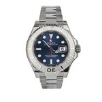 Rolex Yatch-Master Blue Dial Platinum and Steel MensWatch 116622