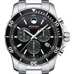 Movado Men's Series 800 Sport Chrongraph Watch with Printed Index Dial, Black/Silver/Grey 2600142