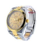 Rolex Datejust II 41mm Champagne Dial Gold Men's Watch 116333