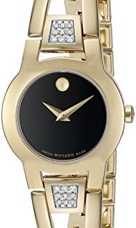 Movado Women's Swiss Quartz Gold Plated Casual Watch (Model: 0606895)