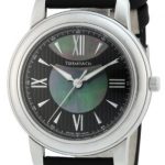 Tiffany & Co. Watch Mark Black / Black Pearl Dial Satin Belt