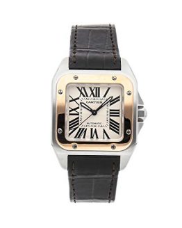 Certified Pre-Owned Cartier Santos W20107X7: Stainless Steel