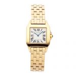 Cartier Santos Quartz (Battery) Silver Dial Womens Watch