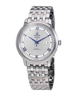 Omega Prestige Co-Axial Rhodium-Silvery Dial Automatic Mens Watch