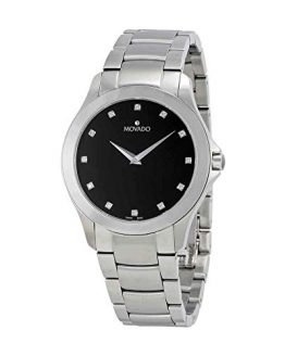 Movado Masino Quartz Movement Black Dial Men's Watch