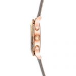 Swarovski Octea Lux Chrono Watch: Gray Leather Strap, Rose Gold Tone - Swiss Elegance and Precision ✨⌚