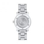 Movado Bold, Stainless Steel Case, Silver Dial, Stainless Steel Bracelet, Women