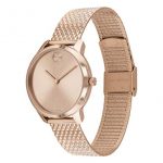 Movado Bold, Gold Steel Case, Gold Dial, Steel Mesh Bracelet, Women, 3600596
