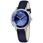 SWAROVSKI Crystal Authentic Crystal Lake Watch, Leather Strap
