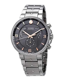 Movado Men's 0607130 SE Pilot Analog Display Swiss Quartz Silver Watch