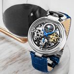 Stührling Original Mens Skeleton Watch Dial Automatic Watch