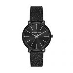 Michael Kors Women's Pyper Stainless Steel Quartz Watch with Leather Strap