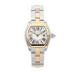 Cartier Roadster Quartz (Battery) Silver Dial Mens Watch