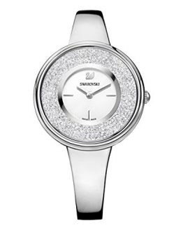 Ladies' Swarovski Crystalline Pure Silver Tone Watch