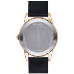 Movado Museum, Black and 5N Pvd Case, Black Dial, Black Calfskin Strap, Men, 0607358