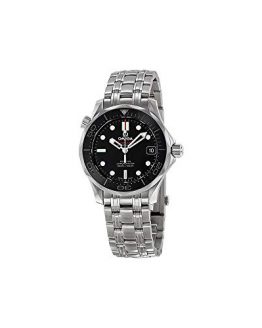 Omega 212.30.36.20.01.002 Seamaster Automatic Unisex Watch - Black Dial