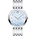Movado Esperanza Mother of Pearl Diamond Dial Ladies Watch 0607304