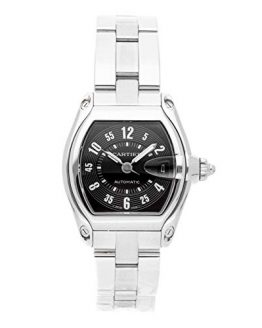 Cartier Roadster Mechanical (Automatic) Black Dial Mens Watch