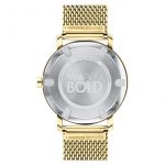 Movado Bold Evolution, Pale Yellow Gold Ion-Plated Stainless Steel Case, Pale Gold Dial