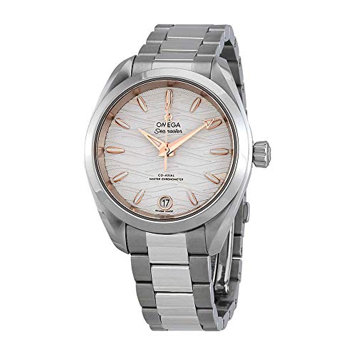 Omega Seamaster Aqua Terra Co-Axial Master Chronometer Opaline Silver Dial Automatic Ladies Watch 220.10.34.20.02.001