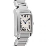 Cartier Tank Francaise Quartz (Battery) Silver Dial Womens Watch