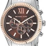 Michael Kors Men's Lexington Quartz Watch with Stainless Steel Strap