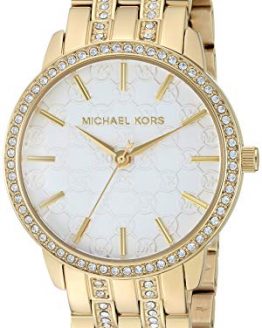 Michael Kors Women's Lady Nini Quartz Watch with Stainless-Steel-Plated Strap
