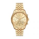 Michael Kors Women's Lexington Quartz Watch with Stainless Steel Strap