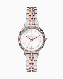 Michael Kors Women's Cinthia Quartz Watch with Stainless-Steel-Plated Strap