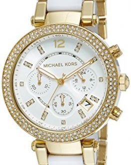 Michael Kors Women's Parker White Watch