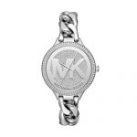 Michael Kors Women's Slim Runway Silver-Tone Watch