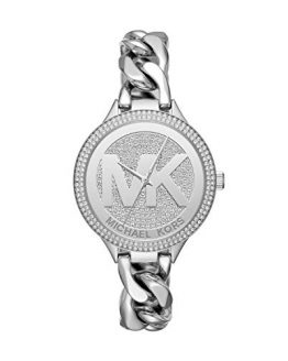 Michael Kors Women's Slim Runway Silver-Tone Watch