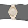 Michael Kors Women's Slim Runway Quartz Watch with Stainless-Steel-Plated Strap