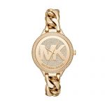 Michael Kors Women's Slim Runway Gold Tone Stainless Steel