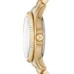 Michael Kors Women's Lexington Three-Hand Gold-Tone Stainless Steel