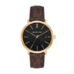 Michael Kors Men's Blake Stainless Steel Quartz Watch with Plastic Strap