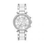 Michael Kors Women's Parker Acetate and Stainless Steel Watch