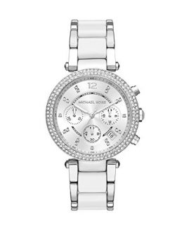 Michael Kors Women's Parker Acetate and Stainless Steel Watch