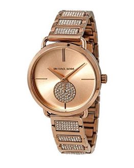 Michael Kors Women's Portia Rose-Gold Stainless-Steel Swiss Parts