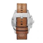 Diesel Men's Stainless Steel Hybrid Watch with Leather Band Strap
