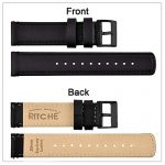 Ritche 20mm Quick Release Leather Watch Band Compatible with Samsung Gear