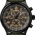 Timex Men's Expedition Field Chronograph Green/Black Nylon Strap Watch