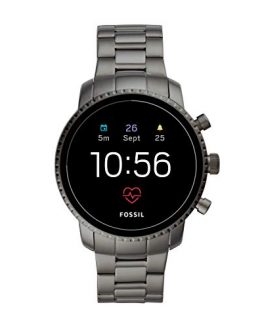 Fossil Men's Gen 4 Explorist HR Heart Rate Stainless Steel Touchscreen Smartwatch
