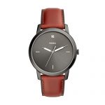 Fossil Men's Minimalist Carbon Series Stainless Steel Quartz Watch